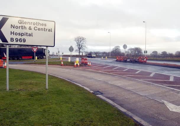 The Balfarg Junction on the A92 in Glenrothes