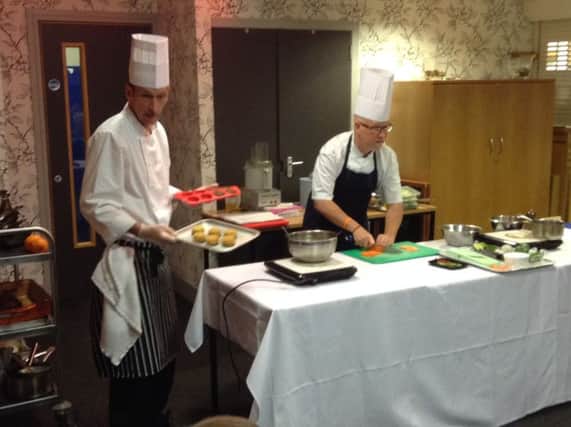 Fife College chefs  Scott Lyall and Dave Edwards