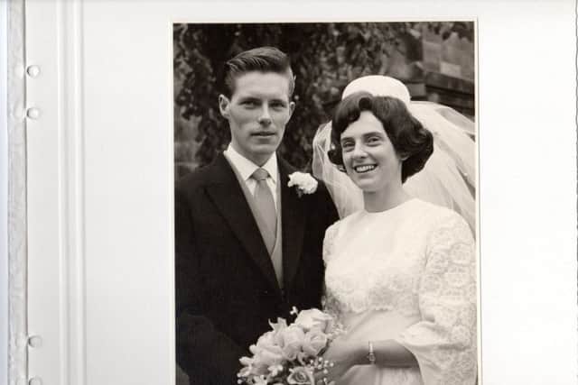 Douglas and Ella on their wedding day