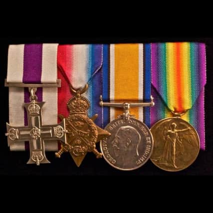 Old war medals are among the antiques Simon Schneider and Tim Hogarth hope to find during their visit to Fife