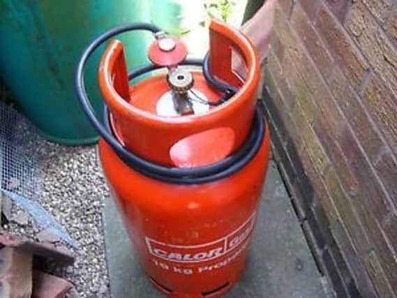 At least seven gas canisters (stock image above) were stolen
