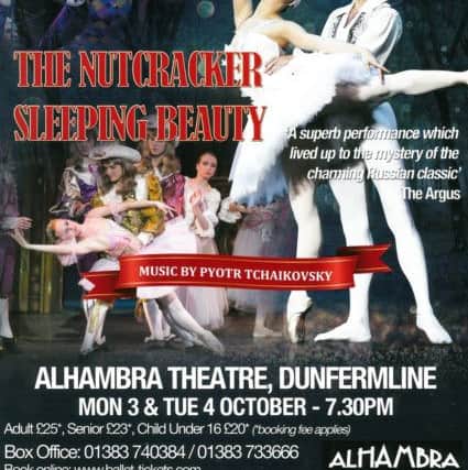 Ballet poster for Alhambra Theatre