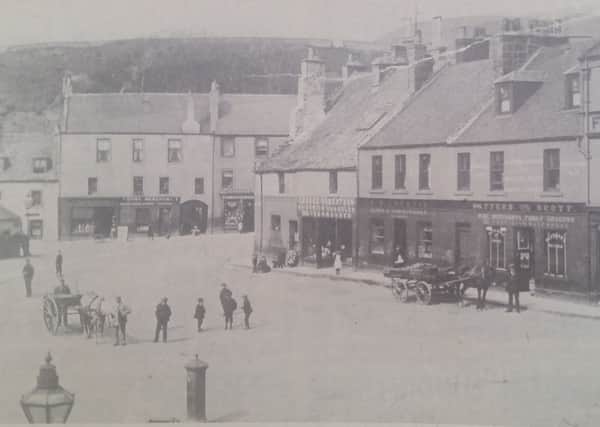 Burntisland High Street in the early 20th century