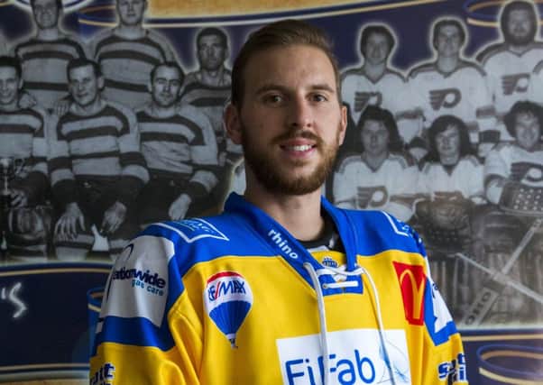 Phil Paquet is expected to return for Fife Flyers this weekend after missing the start of the season through injury. Pic: Martin Watterston