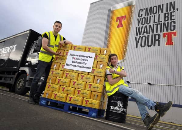Tennent's lager is on its way to St Andrews. Picture Â© Andy Buchanan 2016
