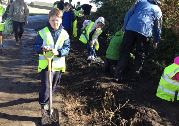Pupils from Milton of Balgonie Primary School have been praised for their hard work and enthusiasm in working alongside the game and Wildlife Trust to help improve the environment at Balgonie Estates.