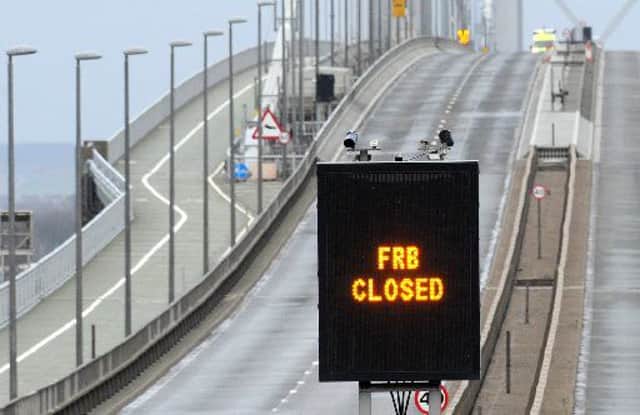 The Forth Road Bridge was closed late last year