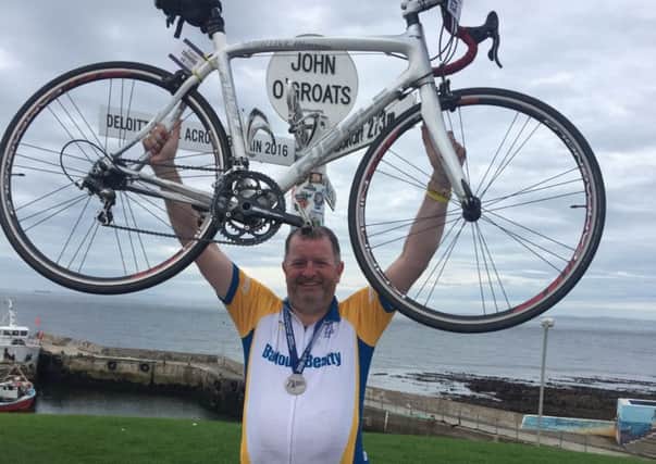 Kieran Timmons successfully completed a Lands End to John O Groats cycle raising Â£9000 for Cancer Research UK.