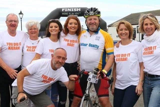 Kieran Timmons cycled Lands End to John O Groats for Cancer Research UK.