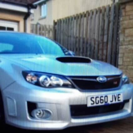 Subaru Impreza, owned by Ian Marr, was seen on the M80 yesterday, but it's unclear whether Ian was driving.