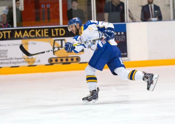 Phil Paquet is back in action for Fife Flyers. Pic: Steve Gunn