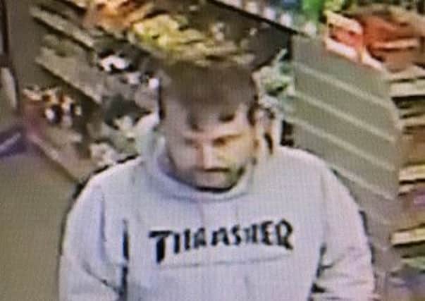 CCTV from Colinsburgh petrol station of Ian Marr, last seen on September 28.