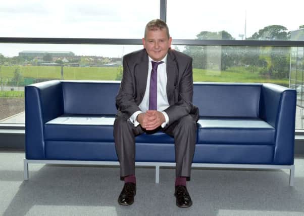 Head teacher Ronnie Ross in the new Levenmouth Academy (picture by George McLuskie)