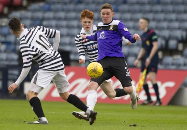 East Fife's Pat Slattery will lock horns with Queen's Park again on Saturday.