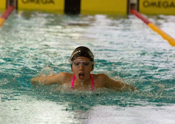 Young swimming enthusiasts were in fine form in the Glenrothes pool on Saturday (picture by Steven Brown)