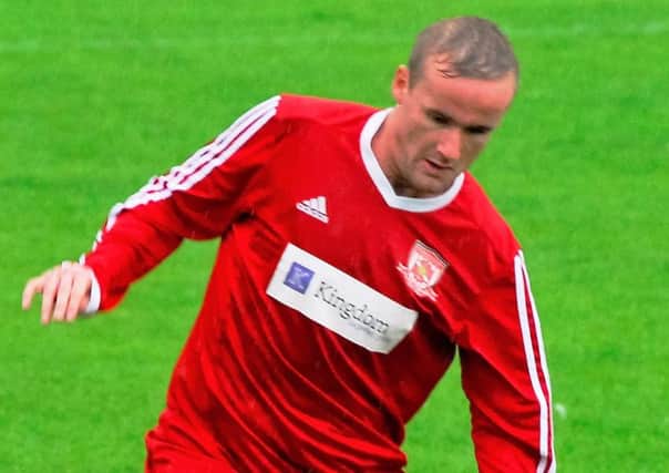 Stephen Forbes scored both Glenrothes goals in Saturday's win over Tayport.