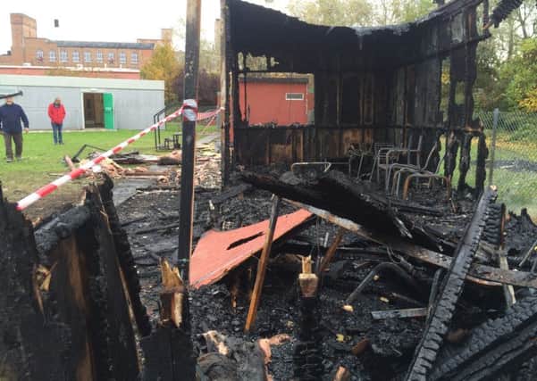 Two arson attack in a week have left the Kirkcaldy club with three potable cabin facilities destroyed.