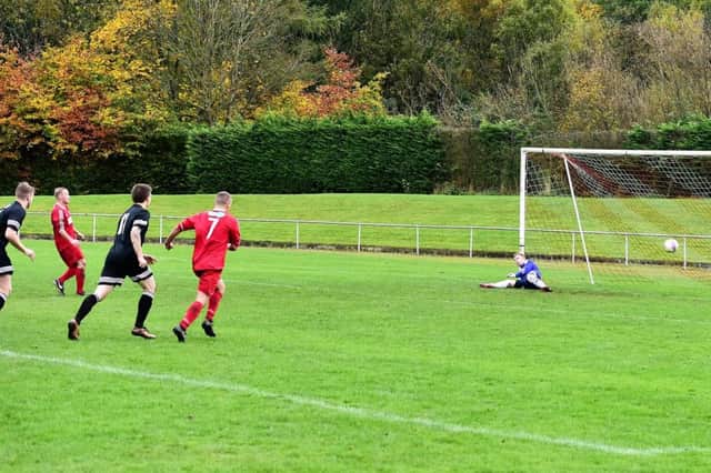 Forbes scores the only of the game for Glenrothes.