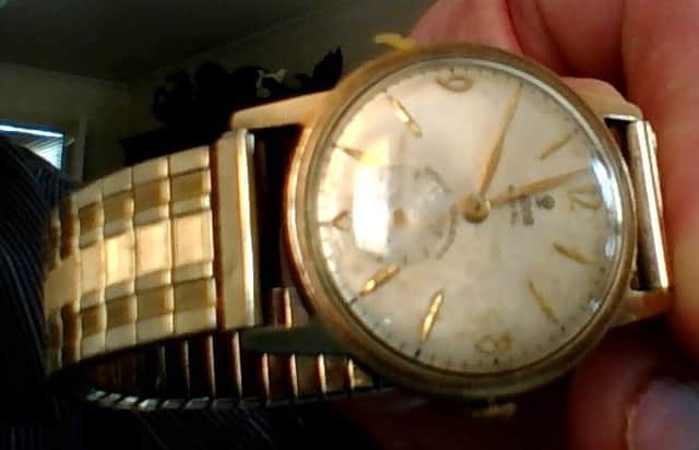 The watch has sentimental value