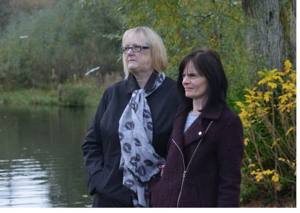 Mary Ann Jones and Marie Degan -  the mums of two missing Glenrothes men who went missing on the same day - 15 yrs apart.