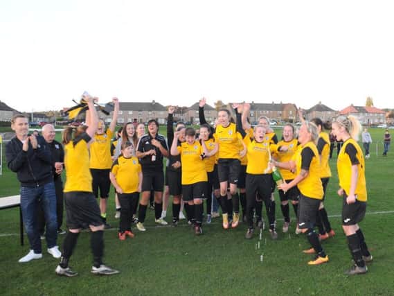 East Fife Ladies pick up their league title.