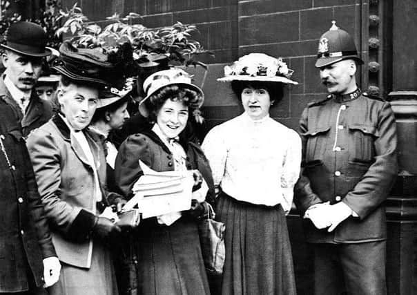 Mabel Capper and Fellow Suffragettes. Pic: Jennie Bently Capper.