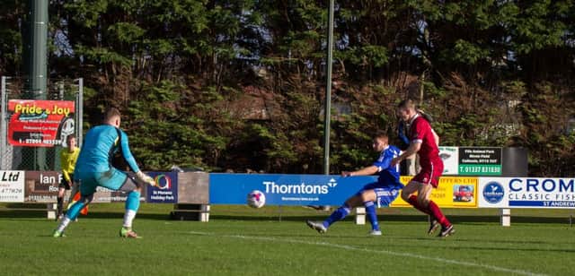 St Andrews go close during their weekend defeat to Tranent.