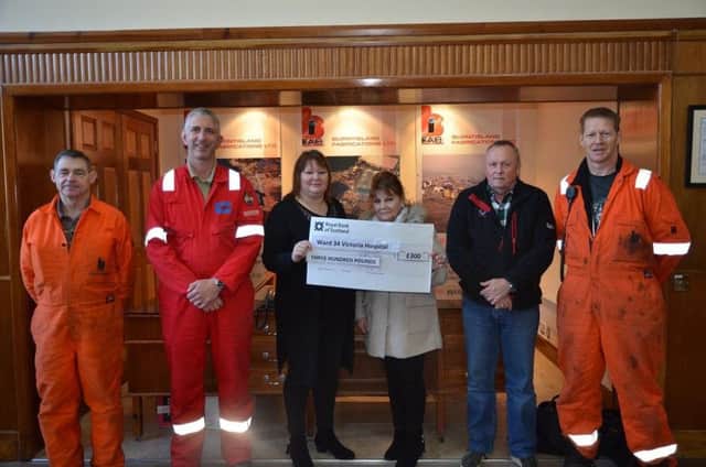 Jacqueline Dupuy has raised over Â£3000 for Victoria Hospital.
