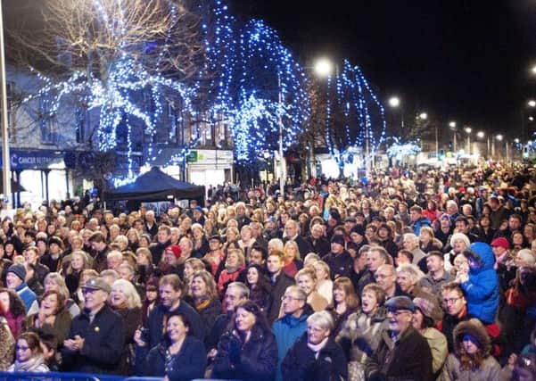 Crowds thronged the streets for St Andrews celebrations of the its eponymous saint.
