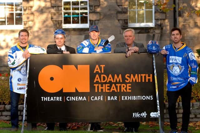 Our Q&A panel launch - Brendan Brooks, Evan Henderson (Fife Cultural Trust), Ric Jackman, Allan Crow and Kyle Haines (Pic: Fife Photo Agency)