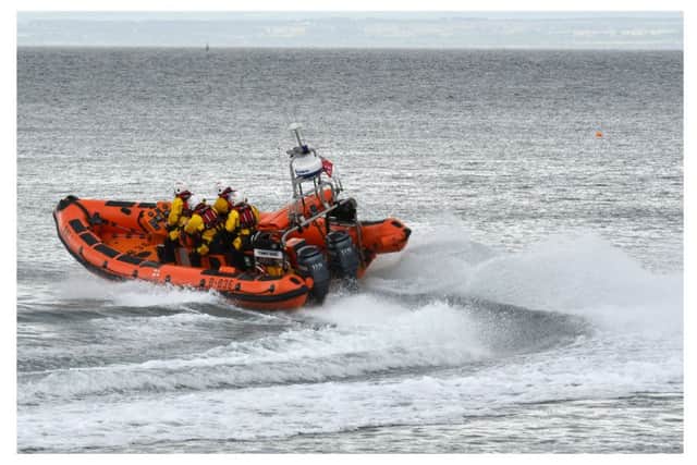 Kinghorn lifeboat in action