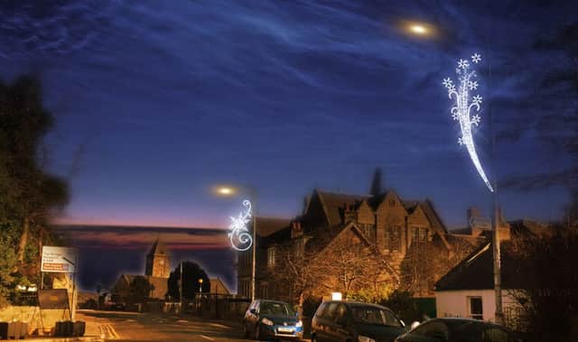 The new Christmas lights display in Tayport