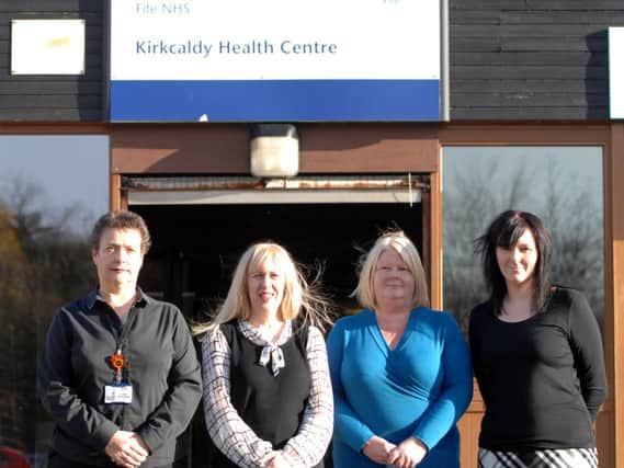 Kirkcaldy Health Centre managers have called on NHS Fife chief executive to come and face disgruntled patients.