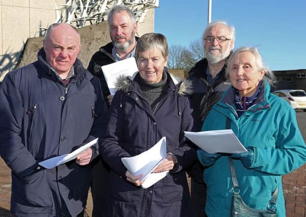 A petition against the development was handed to Fife Council earlier this year