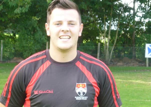 Kain Duguid was Glenrothes RFC man of the match on Saturday.