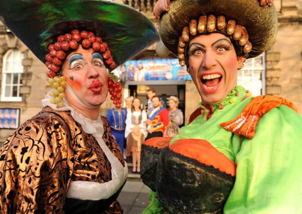 Cinderella's  Ugly Sisters at the Adam Smith Theatre (Pic: Fife Photo Agency)