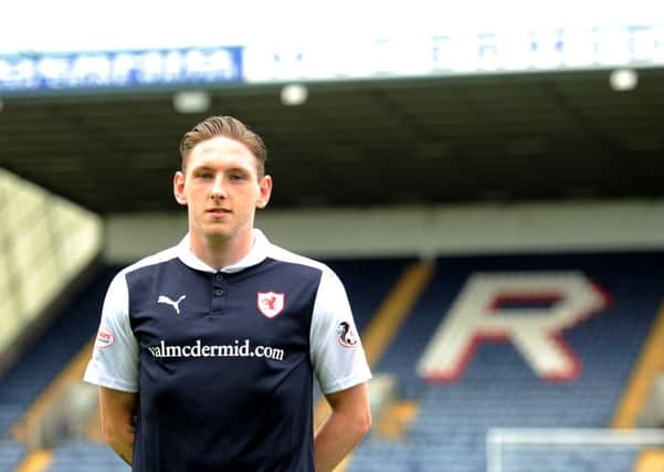 Raith striker Declan McManus. Pic: Fife Photo Agency
