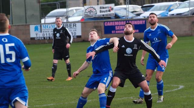 St Andrews United tussle with Bathgate.