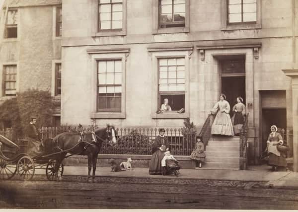 Dr John Adamsons home on South Street, St Andrews, 1862. By John Adamson.