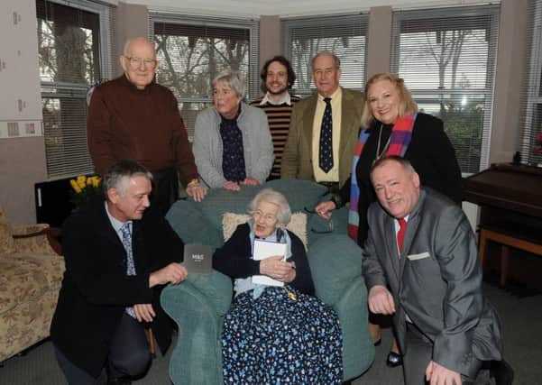 Scoonie House resident Etta Simpson celebrated her 100th birthday recently. Pic by George McLuskie