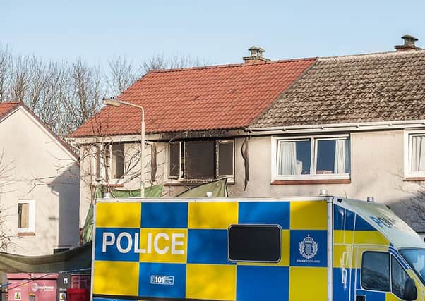 Police are investigating the fire. Picture: John Devlin