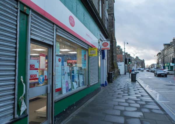 The Post Office in Burntisland, scene of one of the four raids (Pic: Steve Brown)