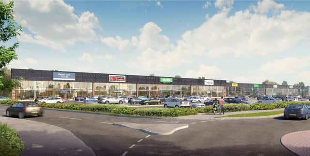 What the redevelopment of former Homebase unit at Fife Central Retail Park will look like