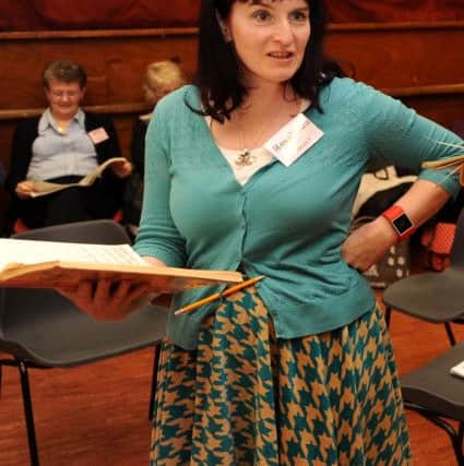 Frances Taylor, who plays Rosalinda in the show, at rehearsals