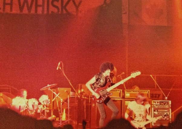 Thin Lizzy at Kirkcaldy Ice Rink on August 10 1981(Pic: Craig Stirrat)