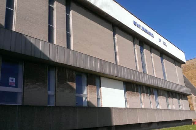 The former Kirkcaldy Swimming Pool - now closed