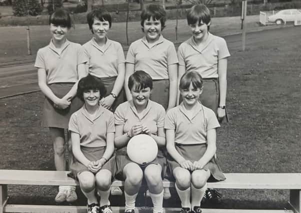 St Agatha's PS netball team in 1981