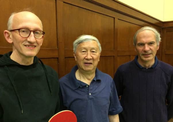 New Kids - Ian Smith, Kong Wan and Ken Falconer secured a valuable win over Kingsway this week.