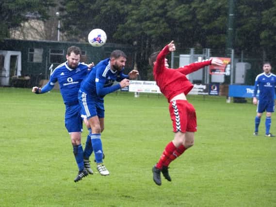 St Andrews United were in no mood to give away any points at the weekend. Pic by P Adamson.