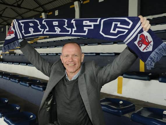 John Hughes unveiled as the new Raith Rovers manager. Pic: George McLuskie